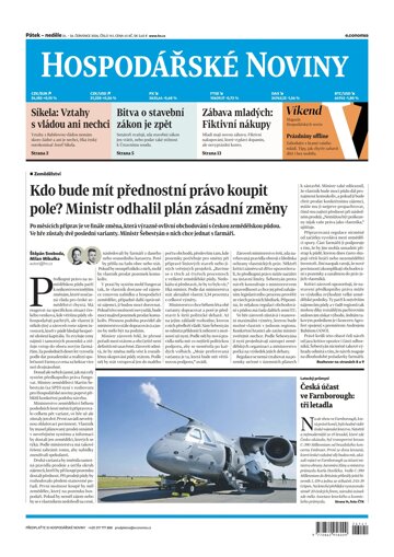 Obálka e-magazínu Hospodářské noviny 141 - 24.7.2026