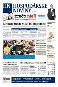 Obálka e-magazínu Hospodárske noviny 31.10.2013