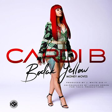 Obálka uvítací melodie Bodak Yellow