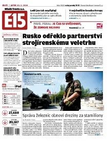 Obálka e-magazínu E15 30.5.2014