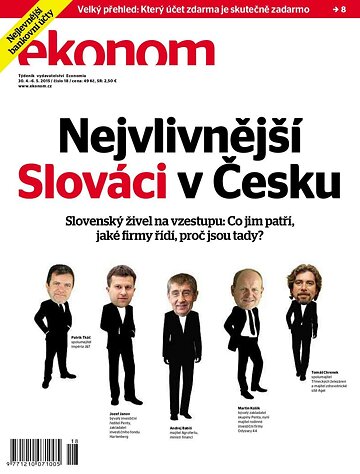 Obálka e-magazínu Ekonom 18 - 30.4.2015