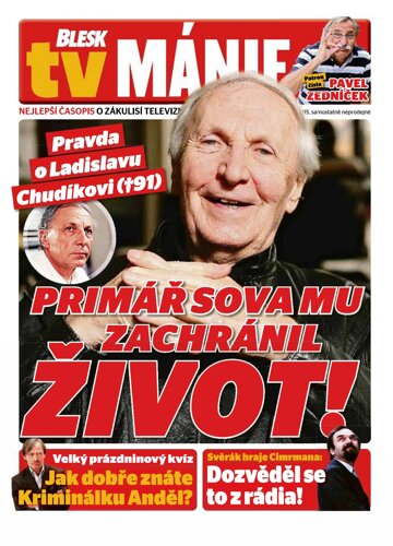 Obálka e-magazínu Blesk Tv manie 4.7.2015