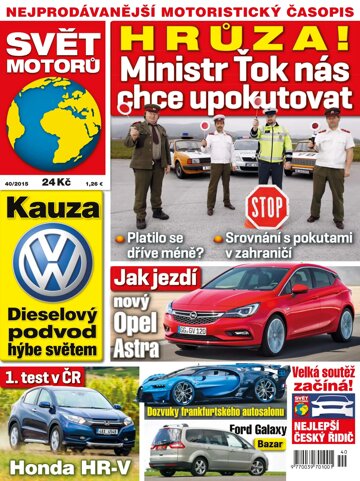 Obálka e-magazínu Svět motorů 29.9.2015