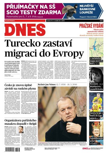 Obálka e-magazínu MF Dnes 19.3.2016