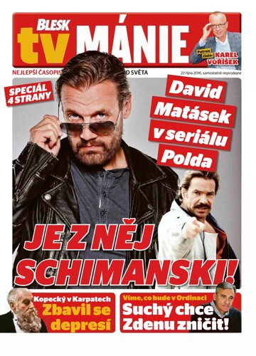 Obálka e-magazínu Blesk Tv manie 22.10.2016