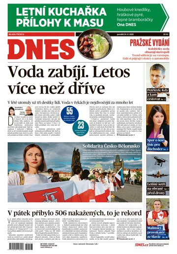 Obálka e-magazínu MF Dnes 24.8.2020