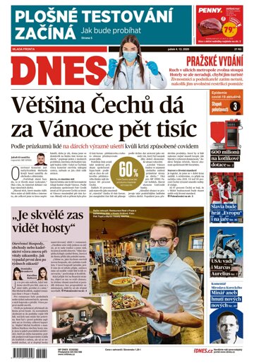 Obálka e-magazínu MF Dnes 4.12.2020