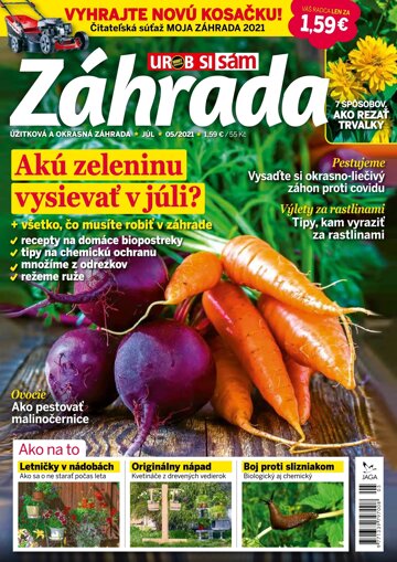Obálka e-magazínu Záhrada 2021 05