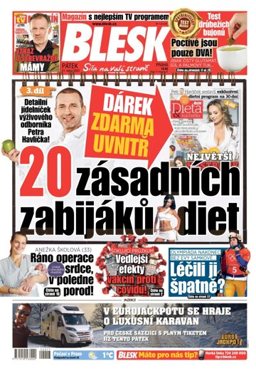 Obálka e-magazínu Blesk 21.1.2022