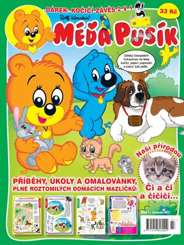 Obálka e-magazínu Méďa Pusík 7/2021
