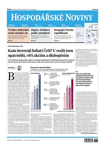 Obálka e-magazínu Hospodářské noviny 235 - 6.12.2023
