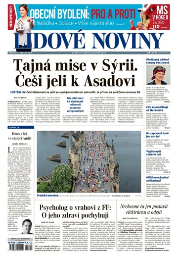 Obálka e-magazínu Lidové noviny 6.5.2024