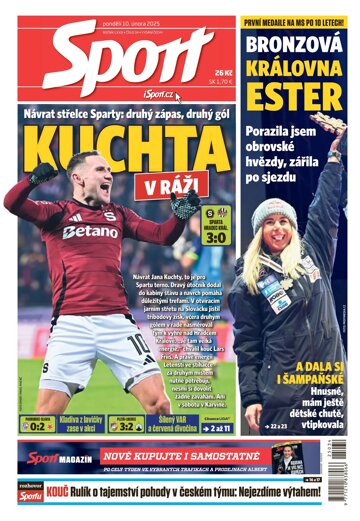 Obálka e-magazínu Sport 10.2.2025