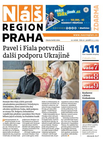 Obálka e-magazínu Náš Region - Praha 20/2025