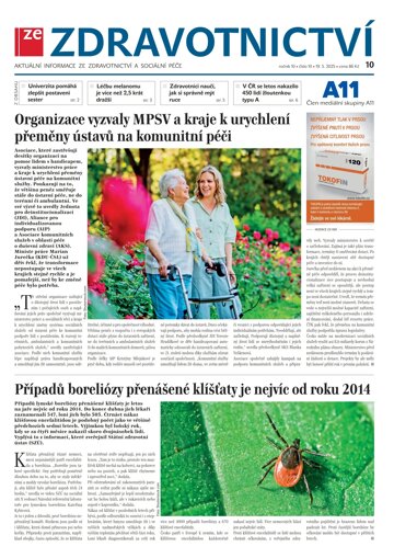 Obálka e-magazínu Ze Zdravotnictví 10/2025