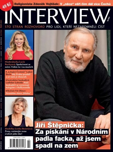 Obálka e-magazínu INTERVIEW 10/2025