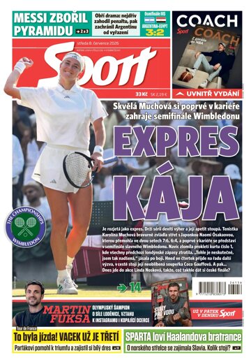 Obálka e-magazínu Sport 8.7.2026
