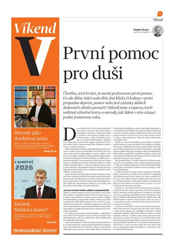 Obálka e-magazínu Hospodářské noviny - příloha Víkend 200 - 16.10.2026 Víkend