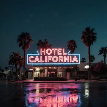 Obálka uvítací melodie Hotel California