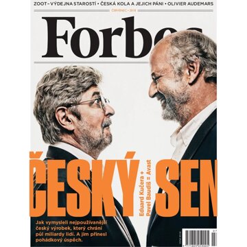 Obálka audioknihy Forbes červenec 2018