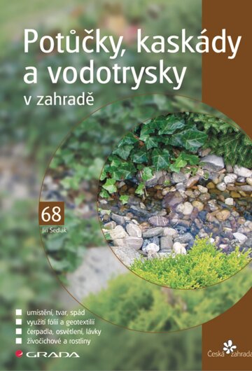 Obálka knihy Potůčky, kaskády a vodotrysky v zahradě