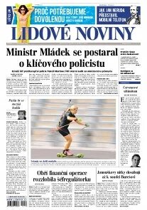 Obálka e-magazínu Lidové noviny 23.7.2014