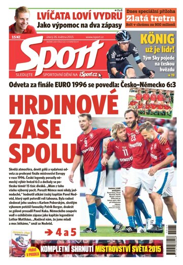 Obálka e-magazínu Sport 26.5.2015
