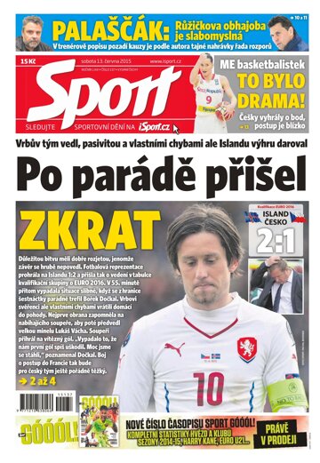 Obálka e-magazínu Sport 13.6.2015