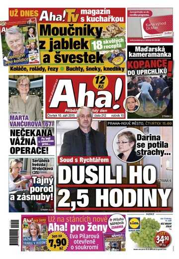 Obálka e-magazínu AHA! 10.9.2015