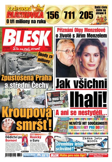 Obálka e-magazínu Blesk 24.5.2016