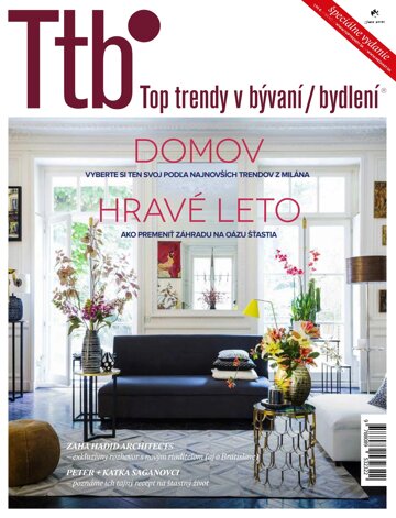 Obálka e-magazínu Top trendy v bývaní BYDLENÍ 2017 - ŠPECIÁL