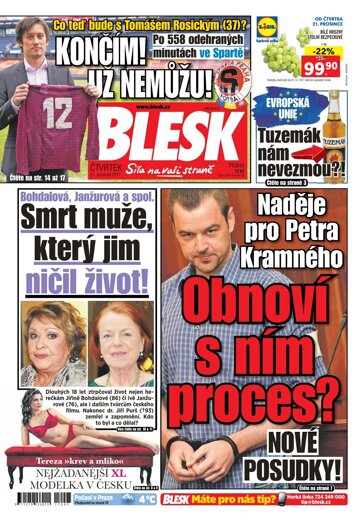 Obálka e-magazínu Blesk 21.12.2017