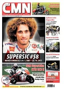 Obálka e-magazínu ČESKÉ MOTOCYKLOVÉ NOVINY 43/2011