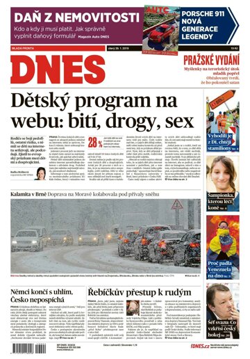 Obálka e-magazínu MF Dnes 29.1.2019