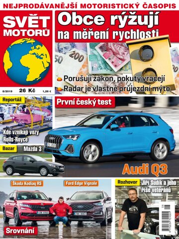 Obálka e-magazínu Svět motorů 8/2019