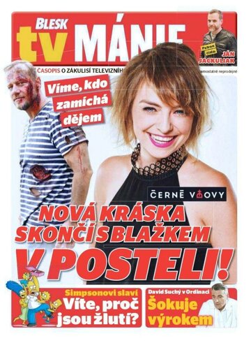 Obálka e-magazínu Blesk Tv manie 23.2.2019