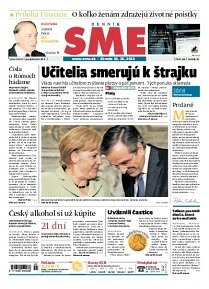 Obálka e-magazínu SME 10.10.2012