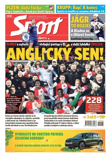 Obálka e-magazínu Sport 16.3.2019