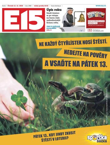 Obálka e-magazínu E15 12.12.2019