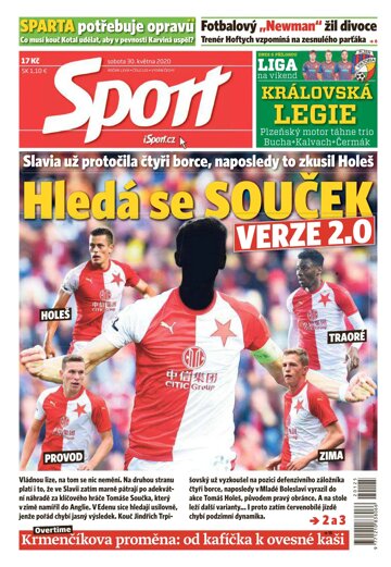 Obálka e-magazínu Sport 30.5.2020