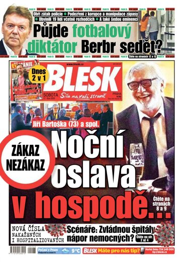 Obálka e-magazínu Blesk 17.10.2020