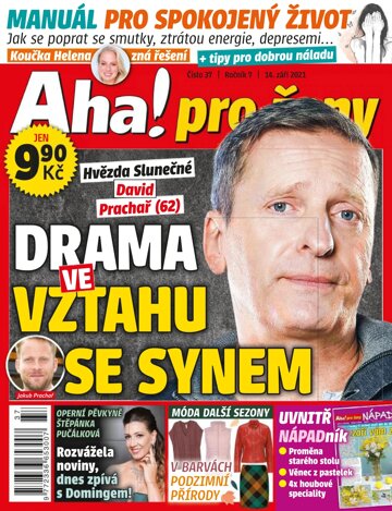 Obálka e-magazínu AHA! pro ženy 37/2021