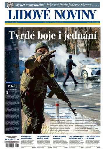 Obálka e-magazínu Lidové noviny 1.3.2022