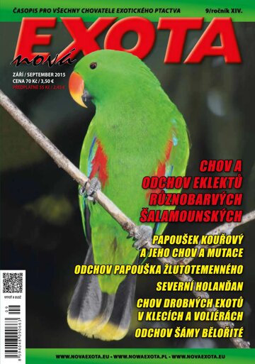 Obálka e-magazínu Nová EXOTA 9/2015