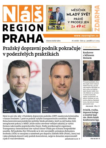 Obálka e-magazínu Náš Region - Praha 24/2023