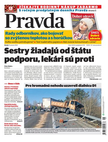 Obálka e-magazínu Pravda 31. 01. 2024