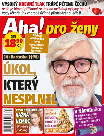 Obálka e-magazínu AHA! pro ženy 20/2025