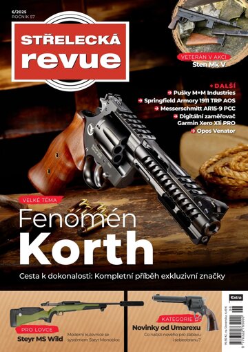 Obálka e-magazínu Střelecká revue 6/2025