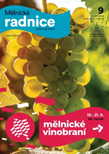 Obálka e-magazínu Mělnická Radnice 9/2025