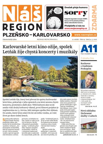Obálka e-magazínu Náš Region - Plzeňsko 19/2026